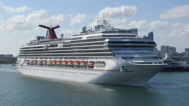 Обои картинки фото carnival slendor, корабли, лайнеры, круиз, лайнер