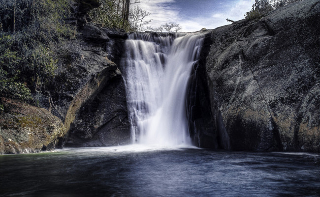 Обои картинки фото природа, водопады, простор