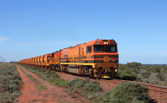 Обои картинки фото техника, поезда, локомотив, состав