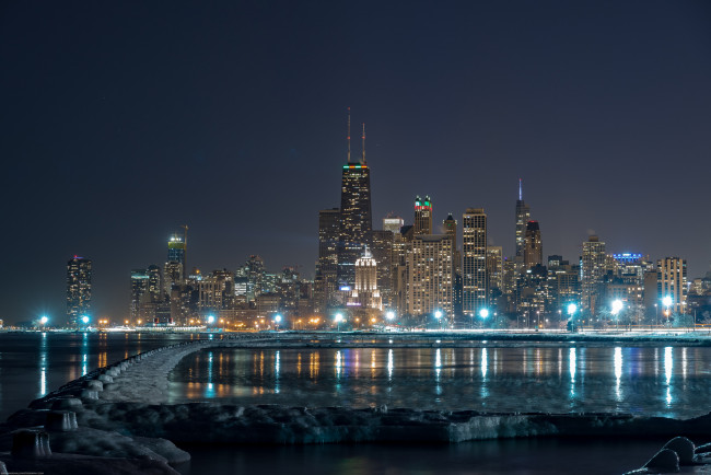 Обои картинки фото chicago, города, Чикаго , сша, панорама, небоскребы