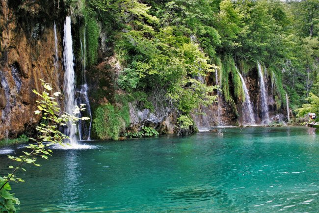 Обои картинки фото природа, водопады, простор