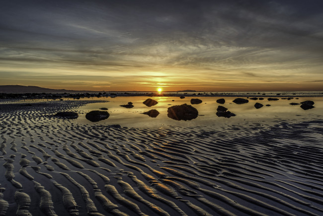 Обои картинки фото природа, восходы, закаты, простор