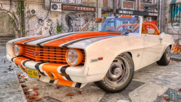 обоя автомобили, 3д, фон, автомобиль