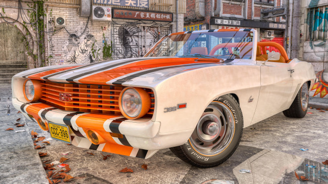 Обои картинки фото автомобили, 3д, фон, автомобиль