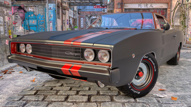 Обои картинки фото автомобили, 3д, фон, автомобиль