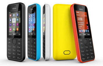 обоя nokia 208, бренды, nokia, пластик, series, 40, 208, мобильный, телефон