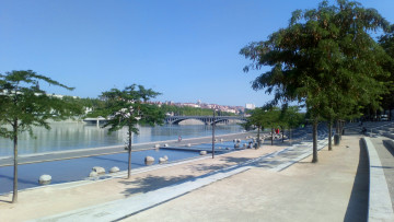 обоя лион, города, лион , франция, река