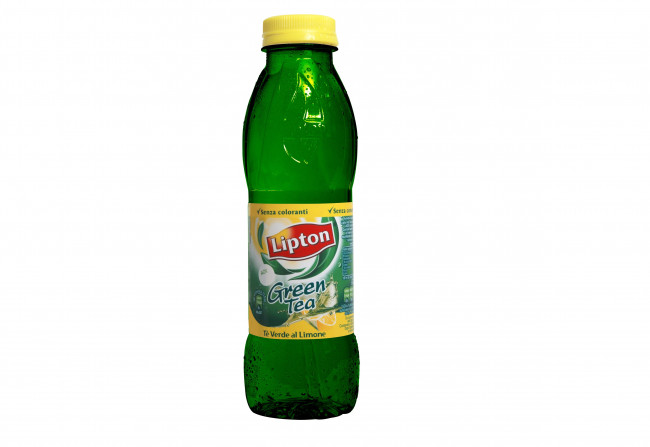 Обои картинки фото бренды, lipton, зеленый, чай, бутылка, green, tea