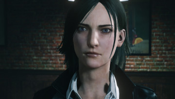 Картинка видео+игры the+evil+within+2 девушка лицо стена картина