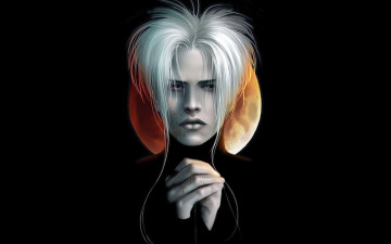 Картинка фэнтези вампиры вампир лицо кровь