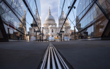 Картинка города лондон+ великобритания собор святого павла лондон англия