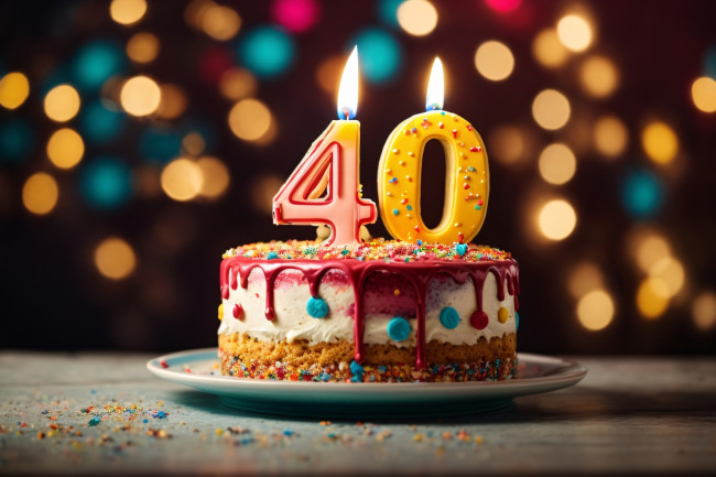 Обои картинки фото праздничные, день рождения, праздничный, торт, свеча