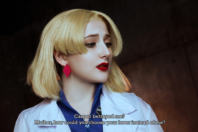 Обои картинки фото девушки, - креатив,  косплей, образ, костюм, косплей, блондинка, халат