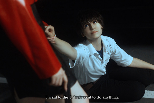 Обои картинки фото девушки, - креатив,  косплей, образы, костюмы, косплей, парковка