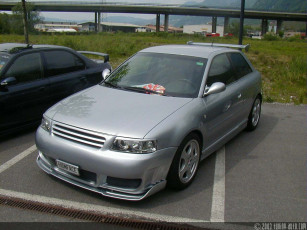 Картинка audi автомобили выставки уличные фото