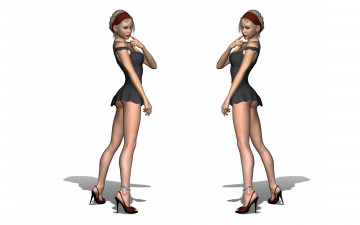 Картинка 3д графика people люди