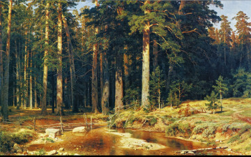 Картинка корабельная роща рисованные живопись