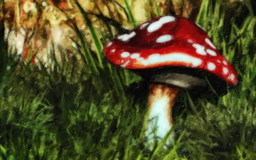 Картинка рисованные природа