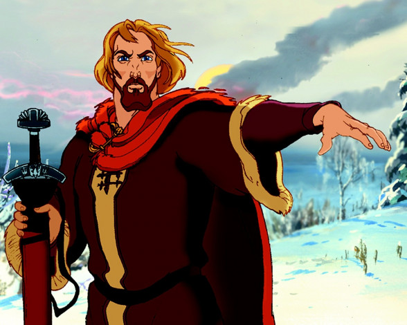 Обои картинки фото князь, владимир, мультфильмы