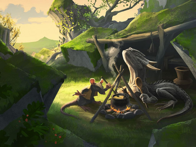 Обои картинки фото фэнтези, драконы