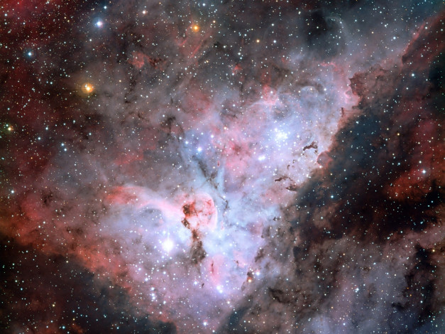 Обои картинки фото туманность, киля, космос, галактики, туманности