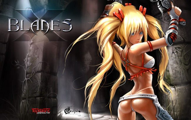 Обои картинки фото blades, видео, игры