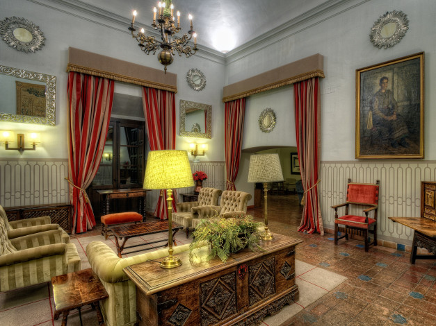 Обои картинки фото интерьер, кабинет, библиотека, офис