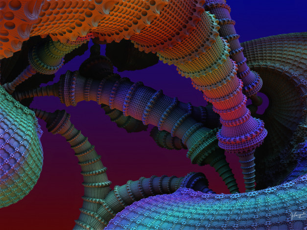 Обои картинки фото 3д, графика, fractal, фракталы, фон, узор, цвета