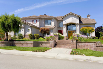 Картинка города здания дома ландшафт дом