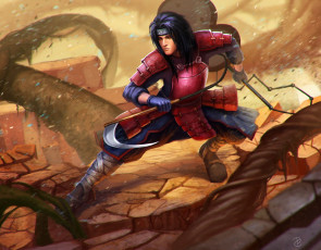 Картинка аниме naruto стойка орудие нечистивое воскрешение учиха мадара