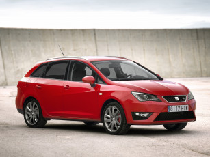 Картинка автомобили seat ibiza st fr красный