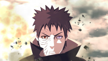 Картинка аниме naruto взгляд учиха портрет лицо наруто обито