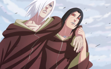 Картинка аниме naruto нечистивое воскрешение помощь нагато итачи наруто