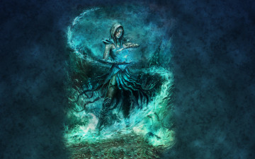 Картинка девушка фэнтези маги +волшебники магия энергия