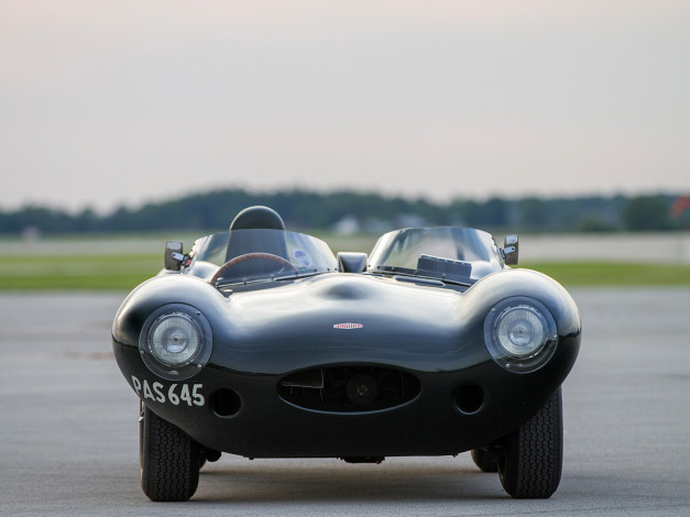 Обои картинки фото 1955 jaguar d-type, автомобили, jaguar