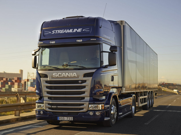 Обои картинки фото автомобили, scania, дальнобой