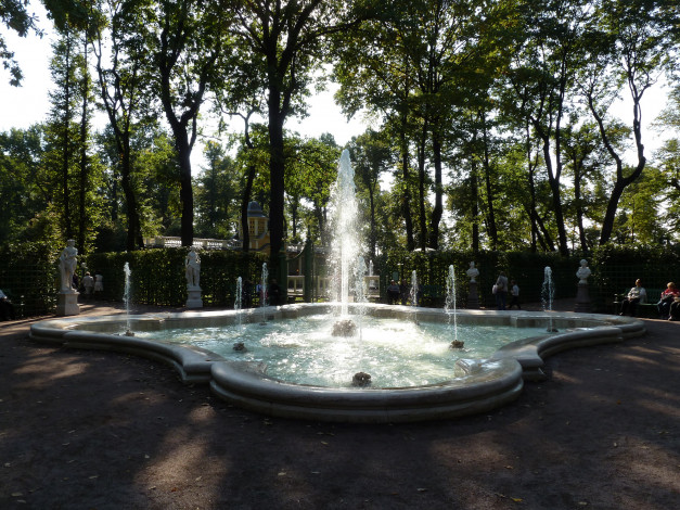 Обои картинки фото города, санкт-петербург,  петергоф , россия, фонтан