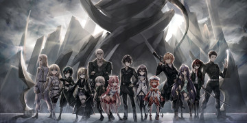 Картинка аниме оружие +техника +технологии девушки парни люди арт riburanomind