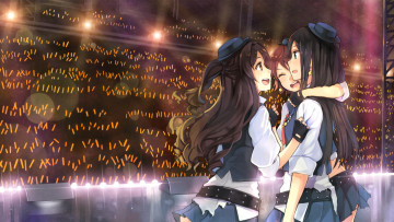 Картинка аниме idolm@ster девушки hao patinnko shimamura uzuki shibuya rin honda mio idolmaster