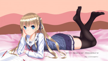 Картинка аниме saenai+heroine+no+sodatekata conceptx взгляд девушка sawamura eriri spencer saenai heroine no sodatekata