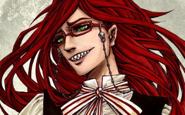 Картинка аниме kuroshitsuji парень grell sutcliff