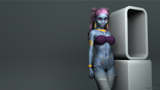 Обои картинки фото 3д графика, существа , creatures, взгляд, халк, фон