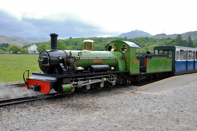 Обои картинки фото техника, паровозы, паровоз, дорога, железная