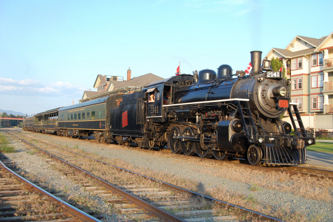 Обои картинки фото техника, паровозы, паровоз, дорога, железная