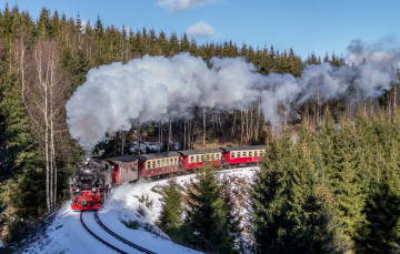 Картинка техника паровозы паровоз рельсы