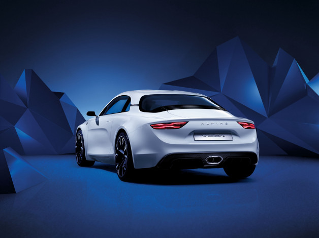 Обои картинки фото автомобили, alpine, concept, vision, 2016г