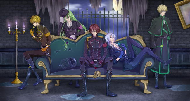 Обои картинки фото аниме, amnesia, амнезия, парни