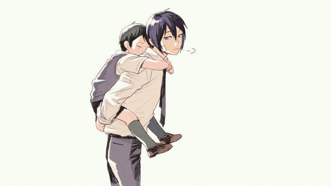 Обои картинки фото аниме, noragami, Ято, арт, эбису