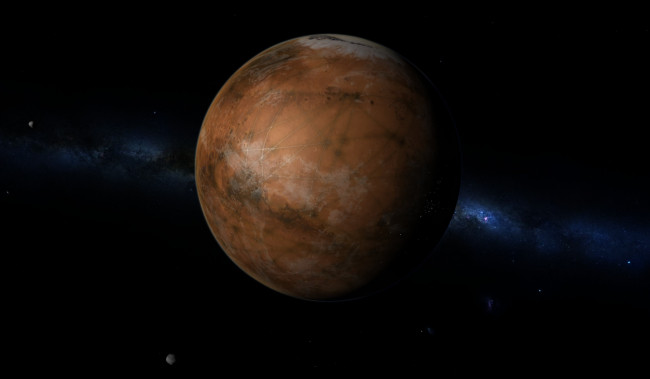 Обои картинки фото космос, марс, галактика, планета, вселенная
