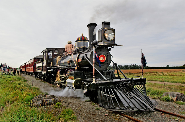 Обои картинки фото техника, паровозы, паровоз, рельсы